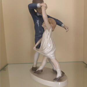 Elegant Dancing Children Porcelain Figurine